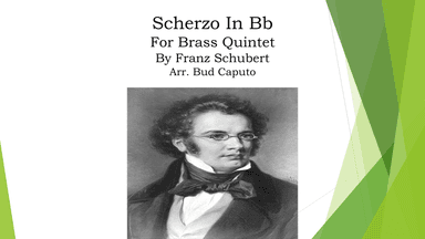 Scherzo in Bb Arranged for Brass Quintet (arr. Bud Caputo)