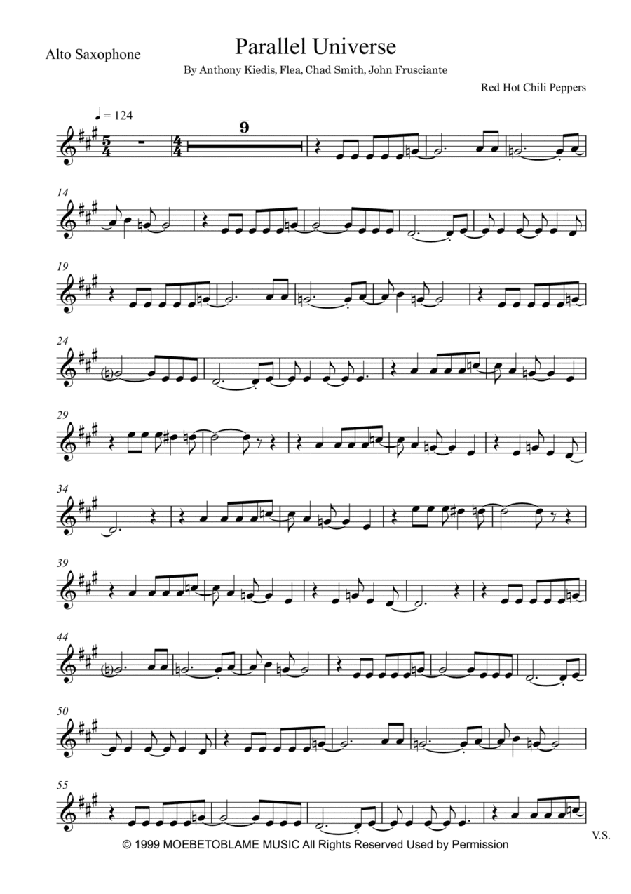 Parallel Universe (arr. André Laitano)