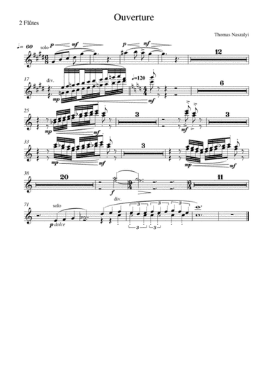 Ouverture/Flute PART