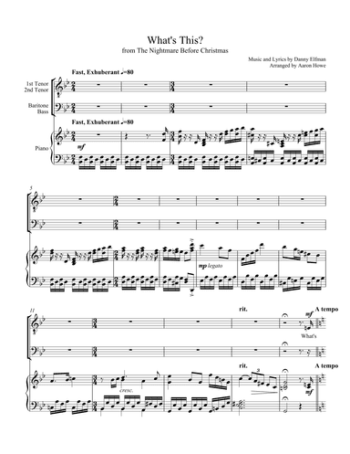 What's This? (arr. Aaron Howe)