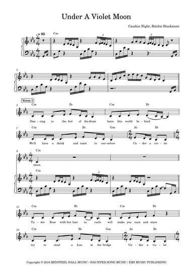 Under A Violet Moon (arr. Jussi Kontinen)