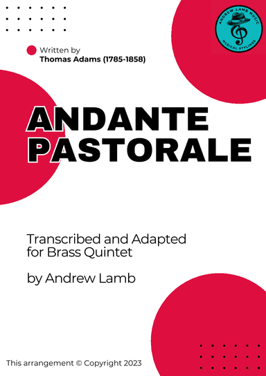 Thomas Adams | Andante Pastorale | Brass Quintet (arr. Andrew Lamb)