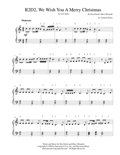R2d2, We Wish You A Merry Christmas (arr. Samuel Stokes)