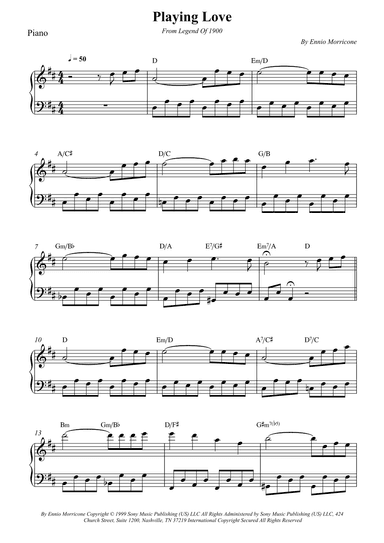 Playing Love (arr. Wesley S. SIlva)