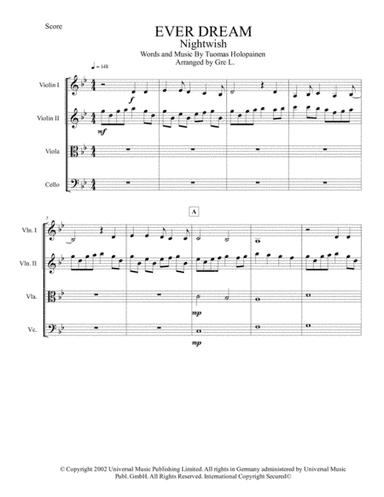 Ever Dream (arr. Gre Lopez)