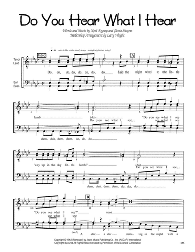 Do You Hear What I Hear (arr. Larry Wright)