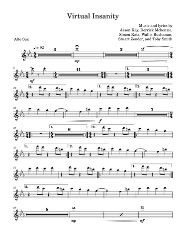 Virtual Insanity (arr. David Lartey)