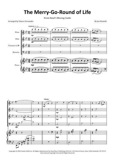 Merry-go-round Of Life (arr. Glauco Fernandes)