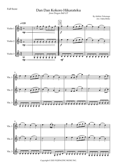 Dragon Ball Gt (arr. Fabio Britto)