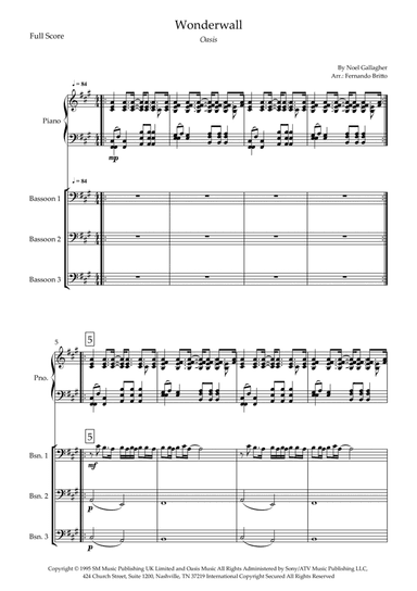 Wonderwall (arr. Fernando Britto)