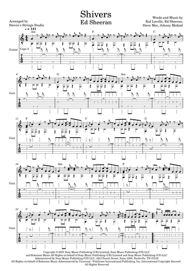 Shivers (arr. Steven's Strings Studio)