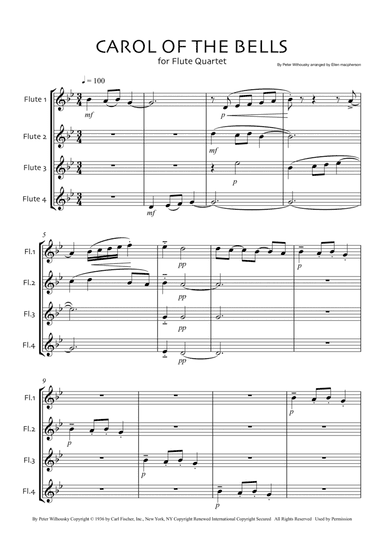 Carol Of The Bells (arr. Ellen Macpherson)