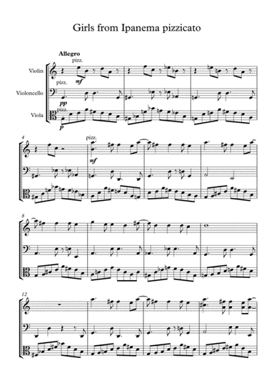 The Girl From Ipanema (Garota De Ipanema) (arr. Jakub Kotowski)