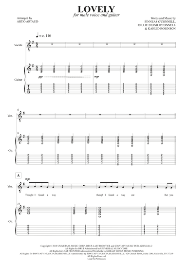 Lovely (arr. Art.o Artaud)