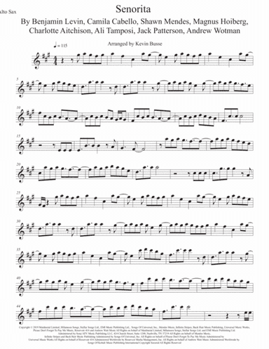 Senorita (arr. Kevin Busse)