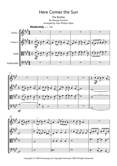 Here Comes The Sun (arr. Alex Phillips-Yates)