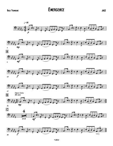 Emergence - Bass Trombone