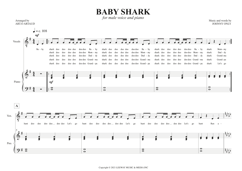 Baby Shark (arr. Art.o Artaud)