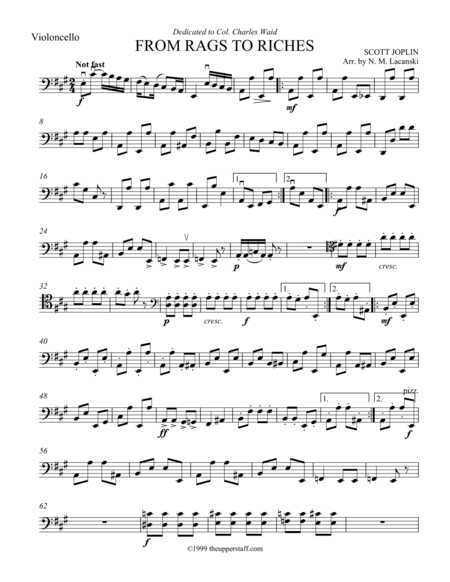 From Rags to Riches (arr. Nick Lacanski)
