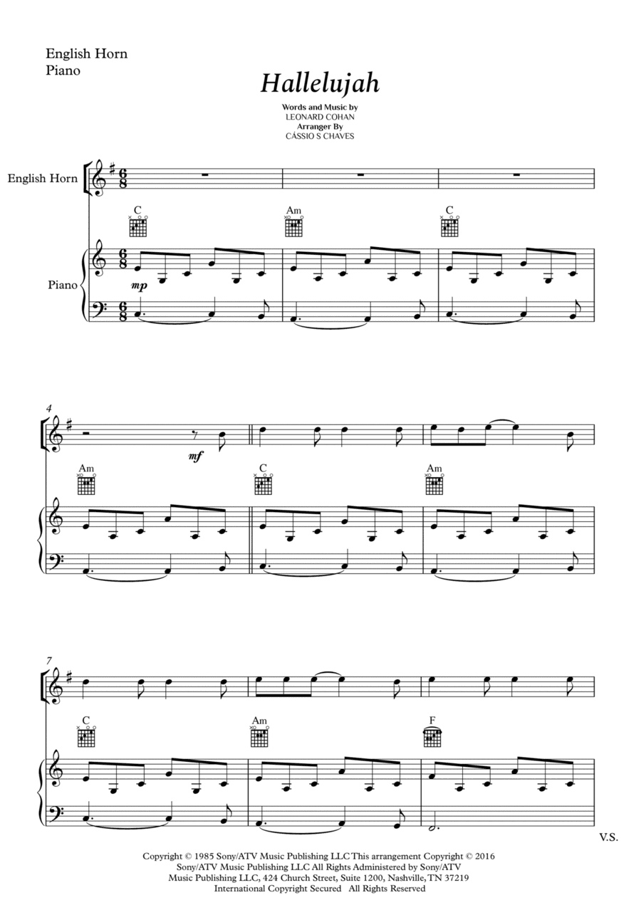 Hallelujah (arr. Cássio Silva Chaves)