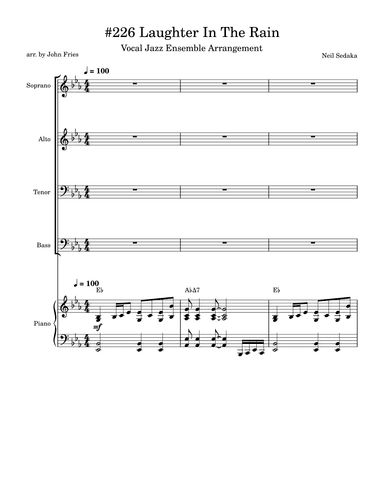 Laughter In The Rain (arr. John Fries)