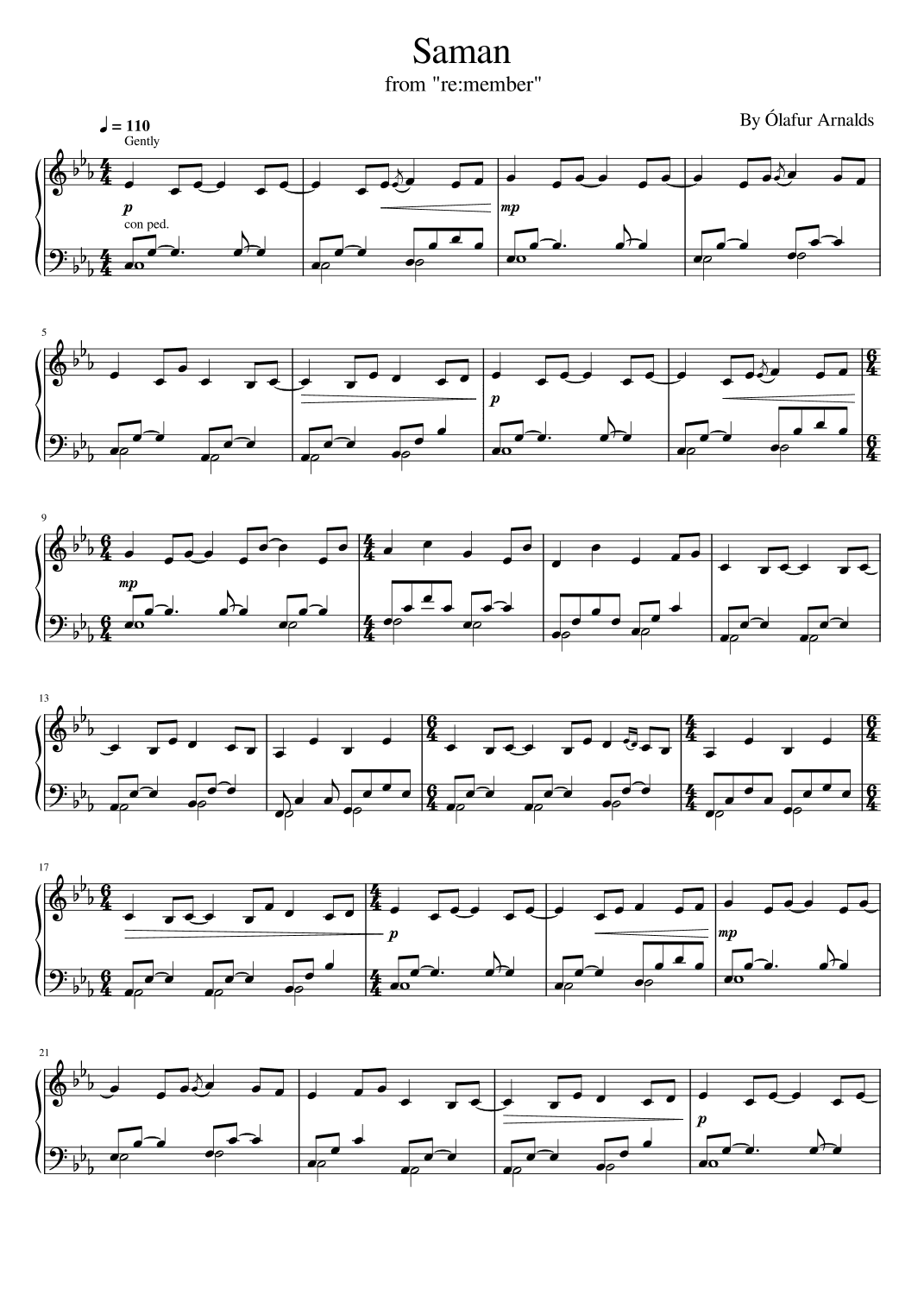 Saman (arr. poon)