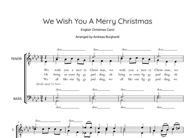 We Wish You A Merry Christmas (arr. Andreas Burghardt)