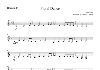 Floral Dance (arr. Zachary Corbett)