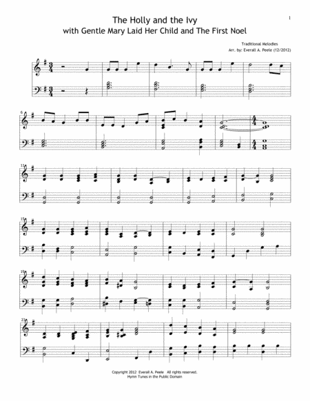The Holly and the Ivy Medley (arr. Everall A. Peele)