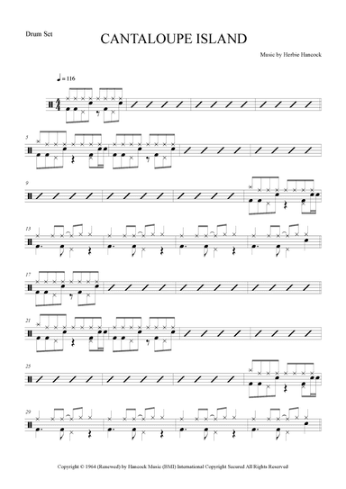 Cantaloupe Island (arr. The Sheet Music Library)