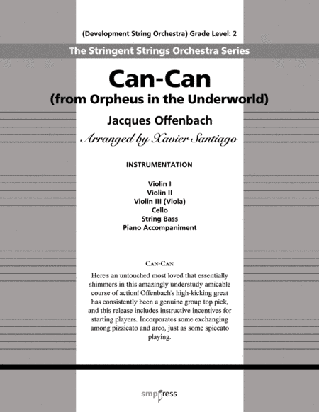 Can-Can (arr. Xavier Santiago)