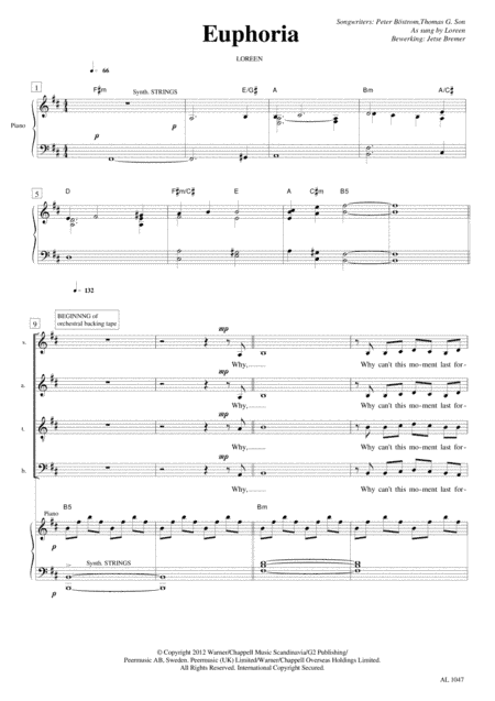 Euphoria (arr. Jetse Bremer)