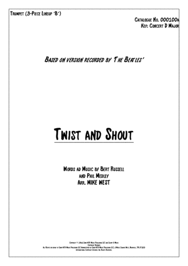 Twist And Shout (arr. Mike West)