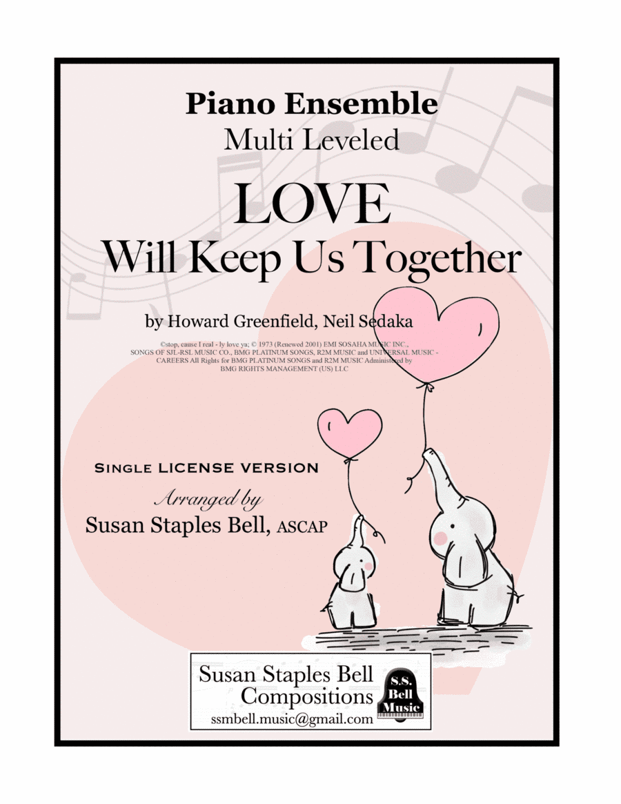 Love Will Keep Us Together (arr. Susan Staples Bell)