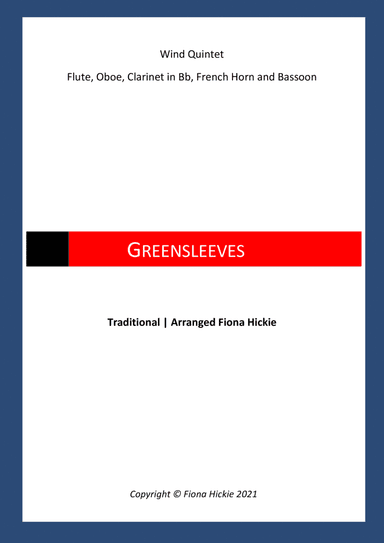 Greensleeves (arr. Fiona Hickie)