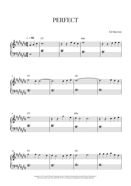 Perfect (arr. Cadenza Editions)