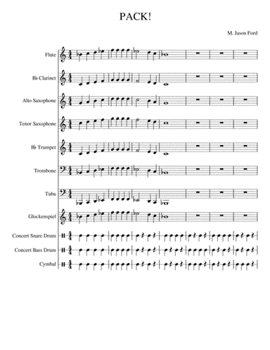 Pack! for Beginning Band