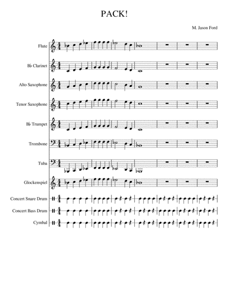 Pack! for Beginning Band