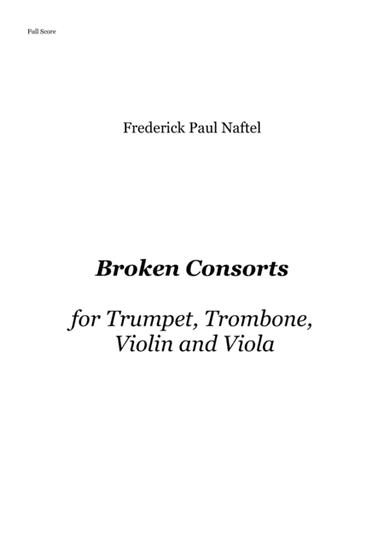 Broken Consorts