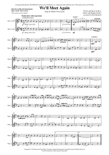We'll Meet Again (arr. Rob Bushnell)