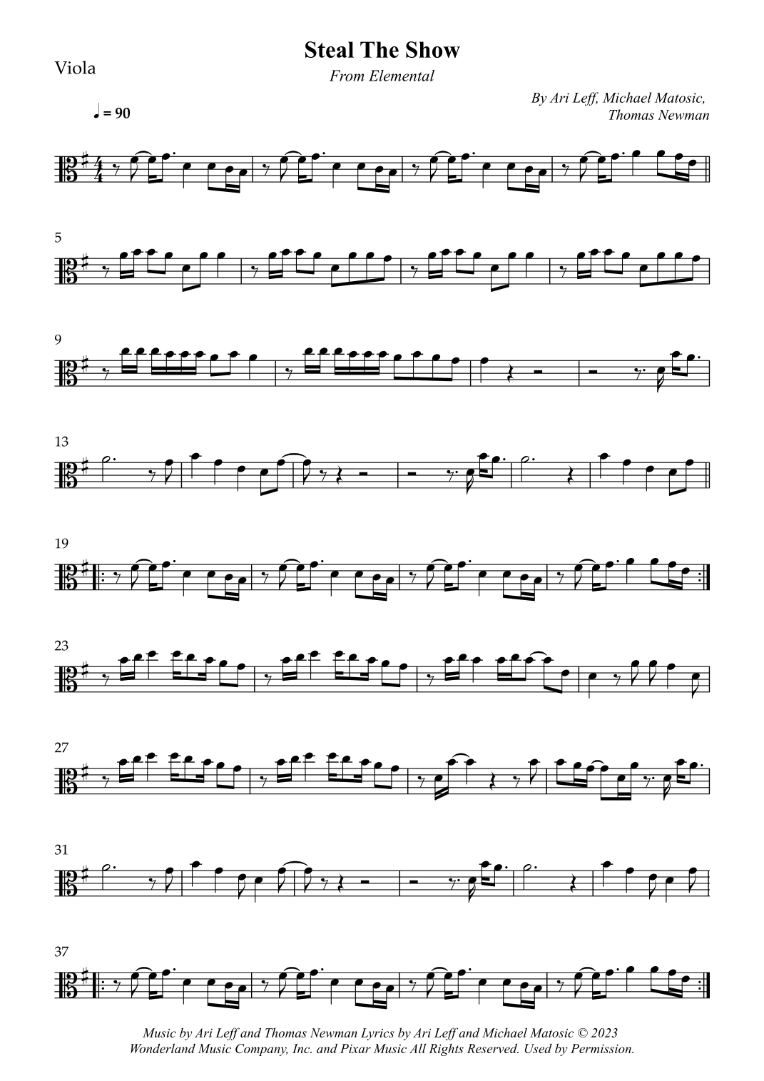 Steal The Show (arr. Wesley S. SIlva)
