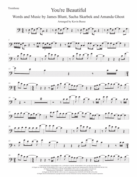 You're Beautiful (arr. Kevin Busse)