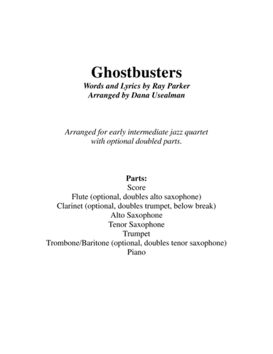 Ghostbusters (arr. Dana Usealman)