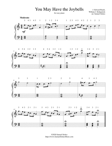 You May Have the Joybells - for easy piano (arr. Samuel Stokes)