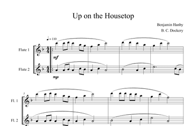 Up on the Housetop (Flute Duet) (arr. B. C. Dockery)