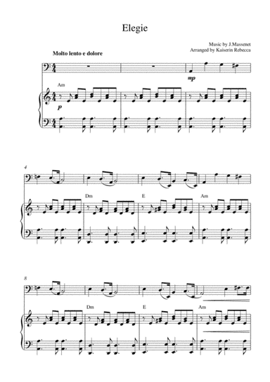 Elegie (arr. Kaiserin Rebecca)