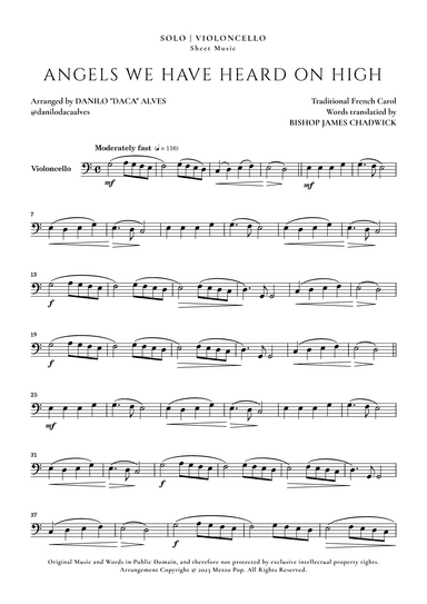 Angels We Have Heard On High (arr. Danilo "Daca" Alves)