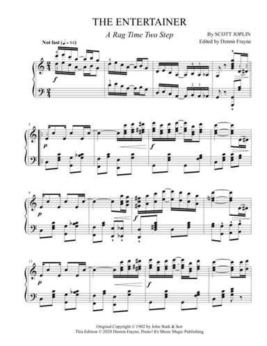 The Entertainer (arr. Dennis Frayne)