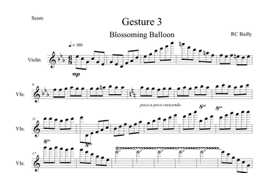 Gesture 3 (Blossoming Balloon)