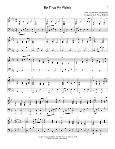 Be Thou My Vision (arr. Everall A. Peele)
